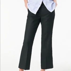 J Crew Hayden Kickout Crop Pant in Stretch Linen